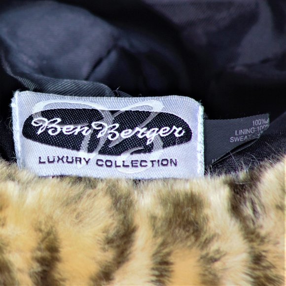Luxury Collection Faux Fur Leopard Print Bucket Hat by - Picture 16 of 16